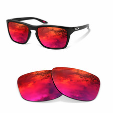 newpolar Polarized Replacement Lenses for oakley sylas 009448 ruby red