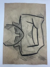 Pablo Picasso COA Art Painting Original Drawing Vintage Paper Signed