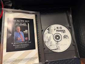 EA SPORTS Sega Saturn - Madden NFL 97 Football Game Disc w/ Jewel Case & Manual