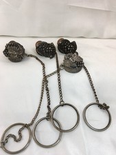 Job Lot Pewter Basket Of Grapes Wine Bottle Cork Stopper Neck Ring Chain (H12)