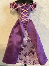 Disney 2009 Rapunzel Dress Tangled Princess Purple Pink Short Sleeve DRESS ONLY