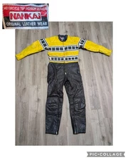 vintage NANKAI ︎/NANKAI PARTS Racing Wear Leather Joint Suit