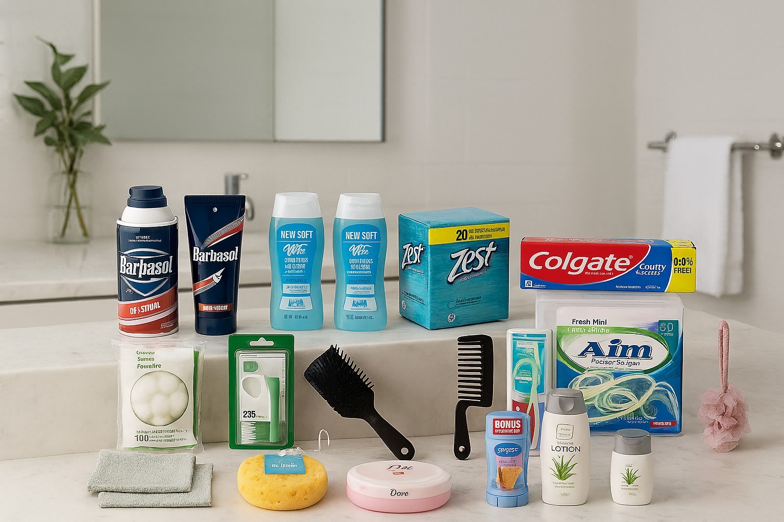 Women's Travel Hygiene Kit – Toiletries for Camping, Hotel Stays, Emergency Prep