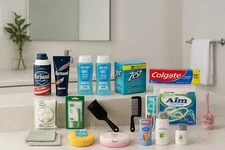 Women's Travel Hygiene Kit – Toiletries for Camping, Hotel Stays, Emergency Prep