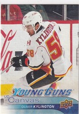 16/17 UD SERIES 1 CANVAS OLIVER KYLINGTON YOUNG GUNS RC SP ROOKIE #111