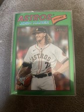 2026 Topps Heritage Josh Hader Houston Astros Green Chrome Refractor /99