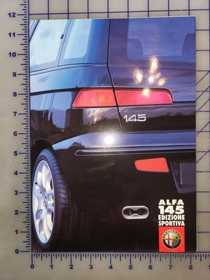 2000 Alfa Romeo 145 Edizione Sportiva Brochure Original Dutch