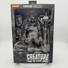 NECA Monsters x TMNT Leonardo As Creature from the Black Lagoon 2025 Black White
