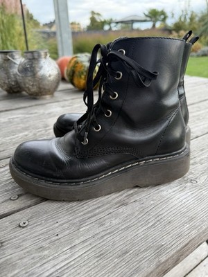 Richter boots Stiefel Gr. 34 schwarz Leder m. Reißverschluß