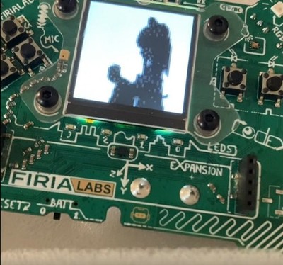 Development Board with LCD display.Firia Labs Codex.Python/Game, See Video