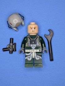 LEGO Star Wars: Rebel A-Wing Pilot Open Helmet Arvel Crynyd Minifigure SW0437