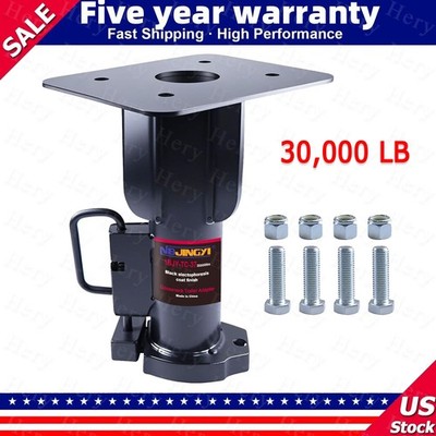 30000 LB Heavy Duty 17'' Fifth 5th Wheel to RV Gooseneck Adapter Hitch Converter