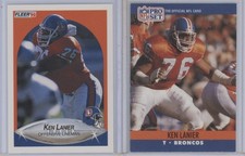 Lot of 9 Different Ken Lanier Football Cards
