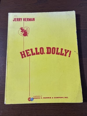 Hello Dolly by Jerry Herman Original Vocal Score Sheet Music