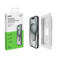 Belkin ScreenForce TemperedGlass Treated Screen Protector for iPhone 15/14 Pro,