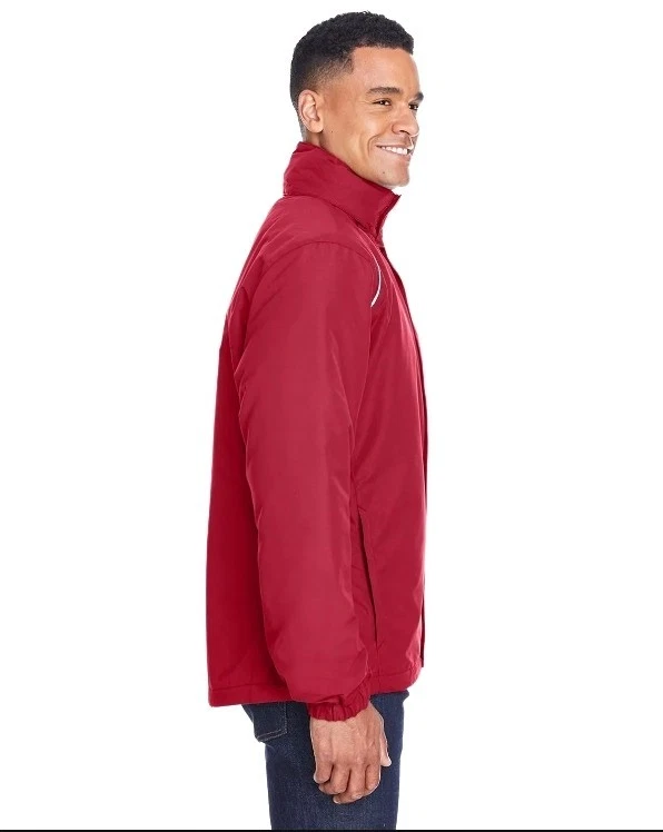 Mens 4XL CORE 365 Profile Fleece Lined Hooded Winter & All Season Jacket 88189