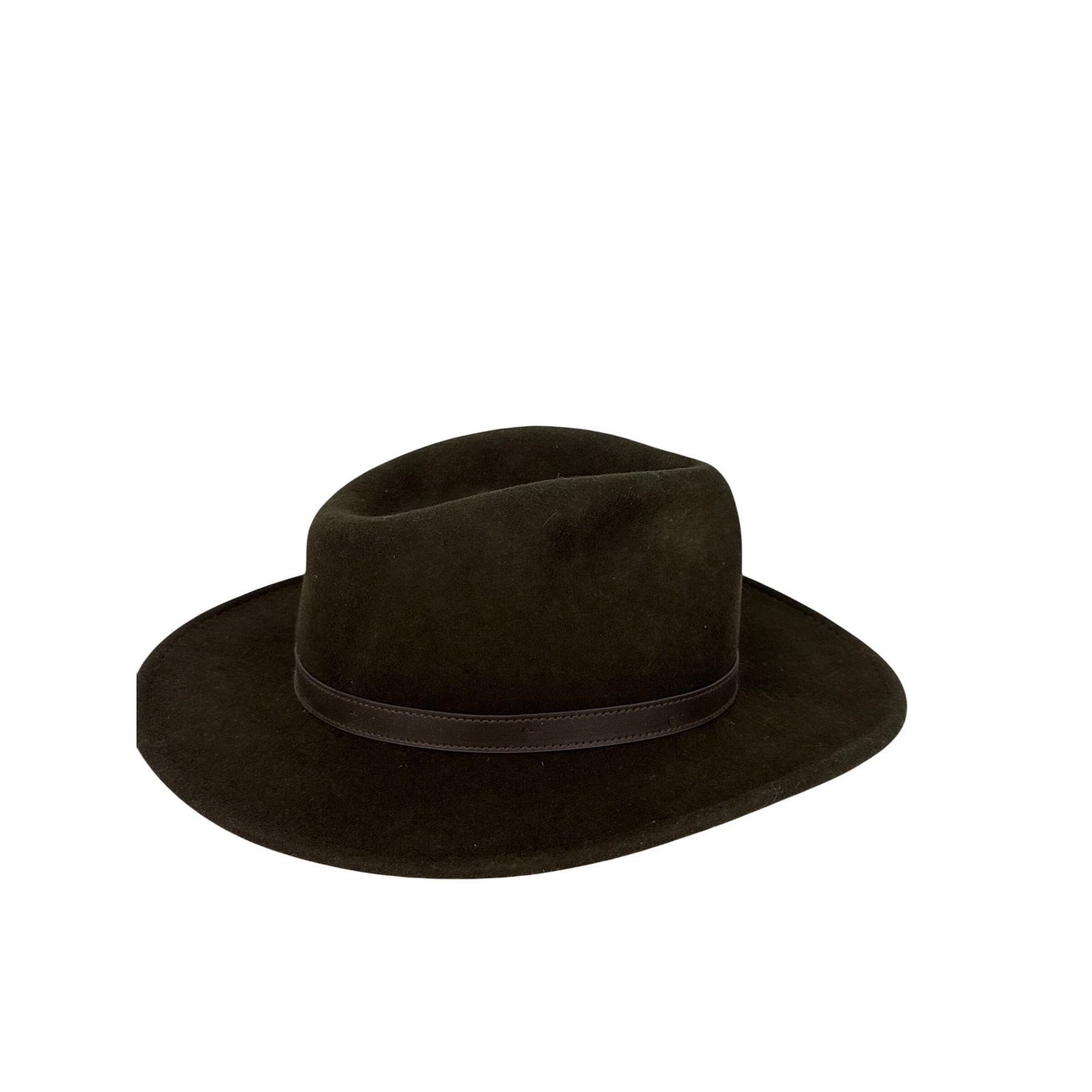 Pendleton Wool Fedora Hat Dark Brown Classic Styl… - image 4