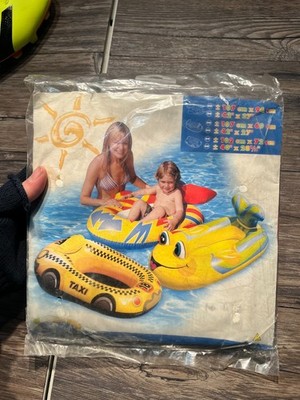Intex Pool Cruiser Inflatable Kids Swim Float Boat Age 3 6 Yellow Toy