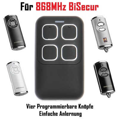 Ersatz-Handsender 868 MHz   BiSecur kompatibel HS1 HS4 HS5 HSE1 HSE2 HSE4 HSP4 H