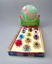 Matchless Wonder Star 700 series Double Row Lights Set of 12 Original Box 1930s