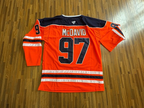 !!! Edmton Oilers #97 Connor McDavid Jersey  Beige  Hoc Jersey Men's