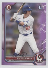 2022 Bowman Draft Purple 106/250 Nick Biddison #BD-165 11eh