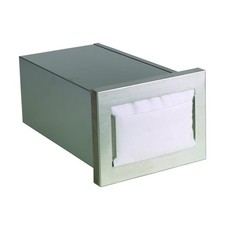 DISPENSE-RITE CMND-1 Built-In Napkin Dispenser, Horizontal Stainless Steel Fu...