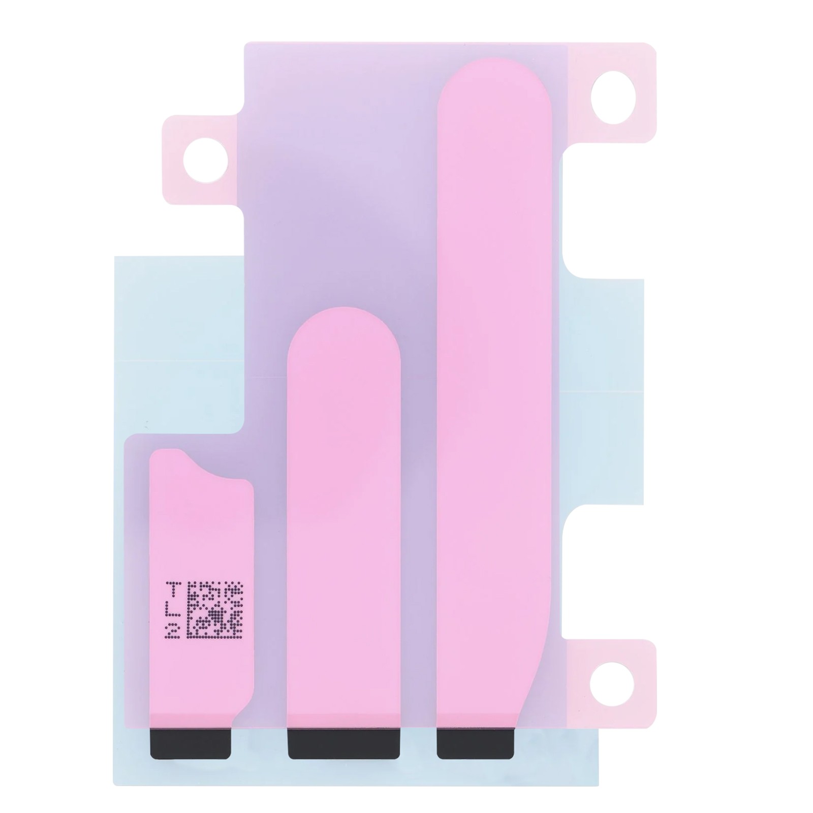 Adhésif de batterie pour iPhone 16 Pro Max Clappio transparent x2