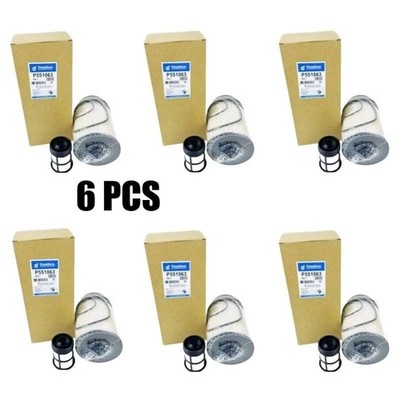 6× NEW Donaldson P551063 Fuel Filter Kit fits for DETROIT DIESEL BEN Z