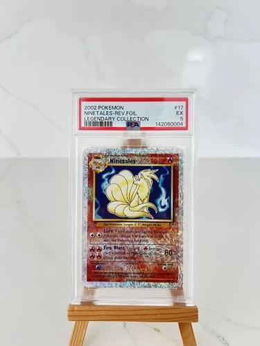 2002 Ninetales #17 PSA 5, 2006 Groudon #038 PSA 5, 2006 Kyogre #037 PSA 5 Bundle