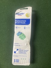 Equate SmileSonic Pro Advanced Clean Sonic Replacement Toothbrush Brush Heads 3