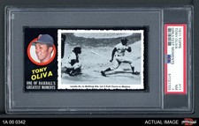 1971 Topps Greatest Moments #11 Tony Oliva Twins HOF PSA 7 - NM