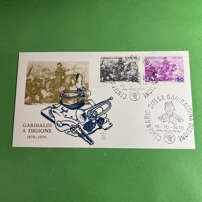 GARIBALDI A DIIONE FDC ALA 213 - UMSCHLAG ERSTER TAG FDC SAMMLUNG