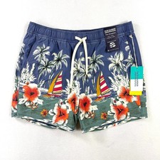 Fair Harbor Bungalow Swim Trunk Shorts Lined Size L Mens Island Life 5" NEW