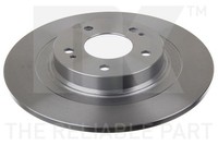 2X Nk Bremsscheibe 203085 FüR CitroËN Mitsubishi Peugeot