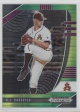 2020 Panini Prizm Draft Picks Green & Yellow Hyper RJ Dabovich #PDP114 08rb