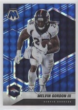 2021 Panini Mosaic Blue Mosaic Prizm 75/99 Melvin Gordon III #69 0e3p