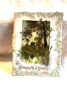 VINTAGE EPHEMERA LITHOGRAPHED ART INSPIRATIONAL BOOKLET MORNING & NIGHT GERMANY