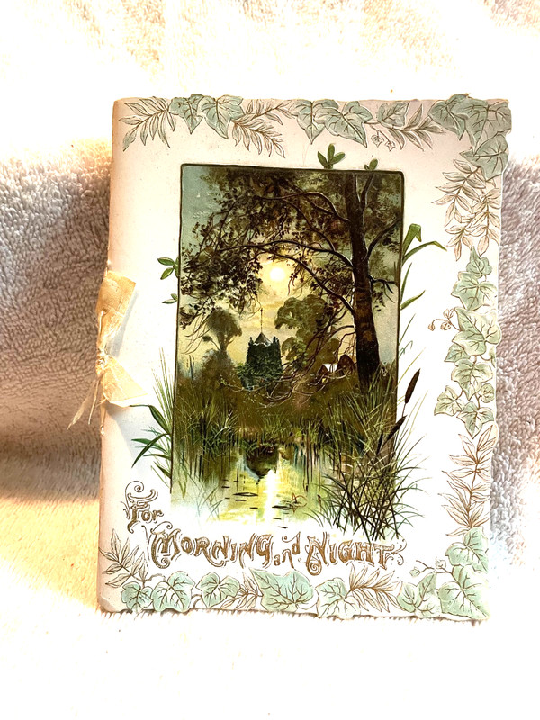 VINTAGE EPHEMERA LITHOGRAPHED ART INSPIRATIONAL BOOKLET MORNING & NIGHT GERMANY