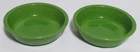 Fiesta Fiestaware Green  7" Bowls  Set of 2