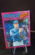 2026 Topps Heritage - Cole Ragans #113 Chrome Pink Sparkle Refractor