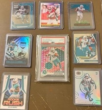 Jaylen Waddle 2021 mosaic pink camo PSA 10!! Plus 7 other rookies  
