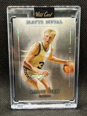 2026 Wild Card Matte Metal Larry Bird #’d 2/3 CELTICS 