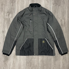 RefrigiWear Jacket Men's Large Gray ChillShield Visibility Industrial Workwear