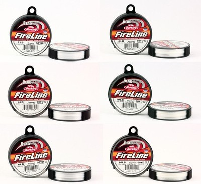 BeadSmith  FireLine Geflochten Perle Faden Schnur Kristallklar Bespannung