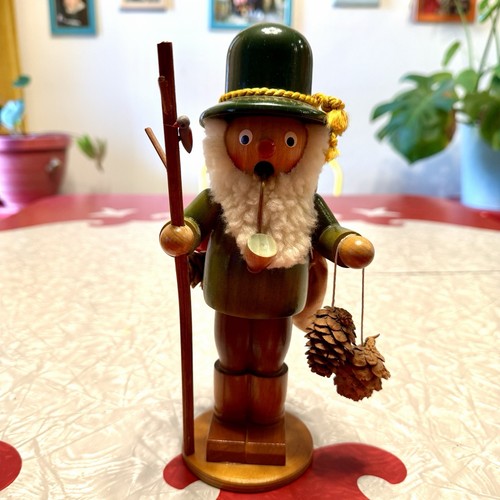 Christian Steinbach Volskunst Woodsman Smoker Inscribed/Signed Germany 1983 MINT
