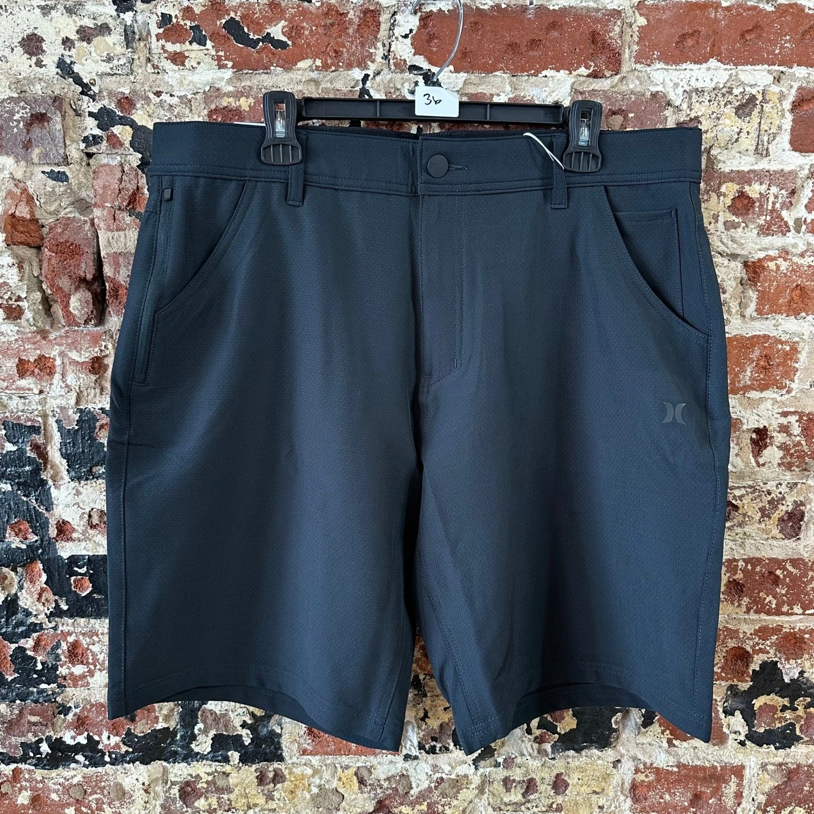 Hurley Men's 36 Shorts - All Day Hybrid Quick Dry 4 Way Stretch Black NWT