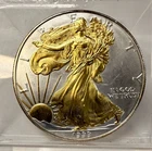 1999 AMERICAN SILVER EAGLE COLORIZED ART 999 1 OZ