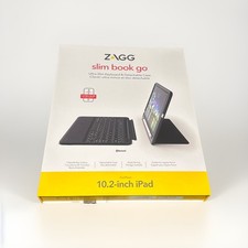 ZAGG Slim Book Go Wireless Backlit Keyboard and Case for iPad 10.2" 8th