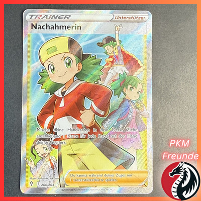 Nachahmerin 200/203 EVS  Played  Deutsch Drachenwandel Pokemon